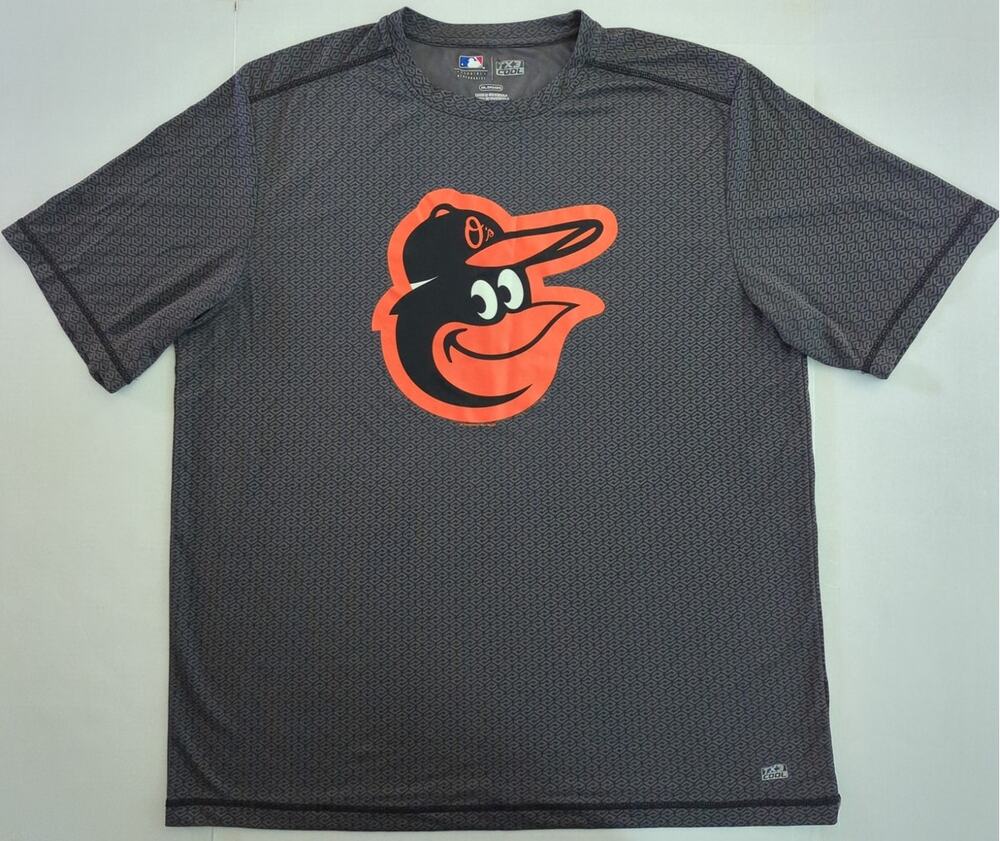 Baltimore Orioles MLB Genuine Merchandise Gray TX3 Cool T-shirt Mens Size 2XL